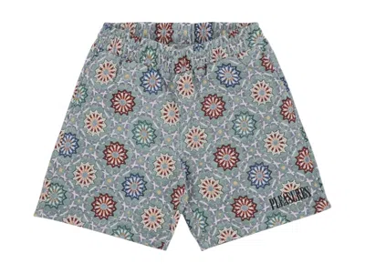 Pre-owned Pleasures Men's  Coffer Shorts In Slate In Gray