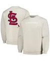 Pleasures Men's  Gray St. Louis Cardinals Ballpark Pullover Sweatshirt In Gray