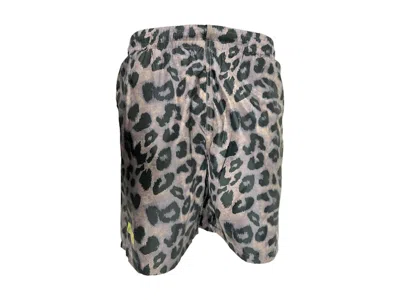 Pre-owned Pleasures Men's  Leopard Running Short In Brown