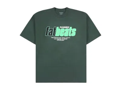 Pre-owned Pleasures Men's  Melrose T-shirt In Ivy Green