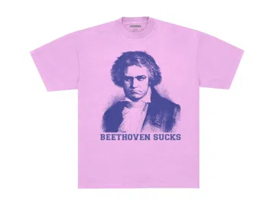 Pre-owned Pleasures Men's  Symphony T-shirt In Pink