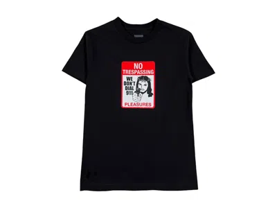 Pre-owned Pleasures Men's  Trespass T-shirt In Black
