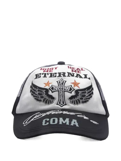 Pleasures Mesh Cap In Black