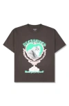 Pleasures Mirror Cotton Graphic T-shirt In Black