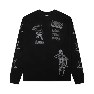 Pre-owned Pleasures Misled Thermal Long-sleeve 'black' | Men's Size S