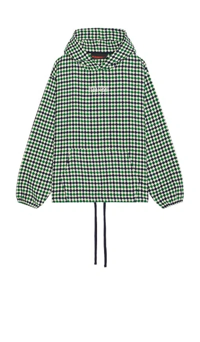 Pleasures Misquote Poncho Hoodie In Navy