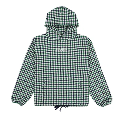 Pre-owned Pleasures Misquote Poncho Hoodie 'navy' | Blue | Men's Size L