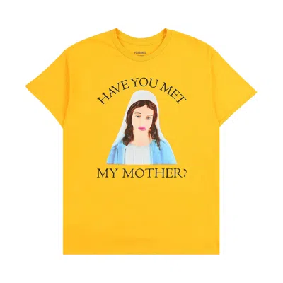 Pre-owned Pleasures Mother T-shirt 'gold' | Men's Size Xxl