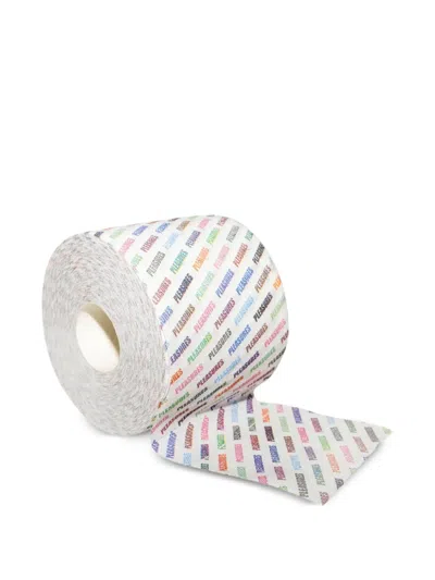 Pleasures Multicoloured-pattern Toilet Paper In White