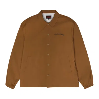 Pre-owned Pleasures Neural Coach Jacket 'brown' | Men's Size Xxl