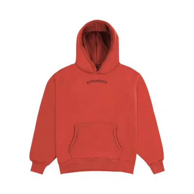Pre-owned Pleasures Neural Hoodie 'rust' | Red | Men's Size L