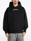 Pleasures Neural Logo-detail Hooded Sweatshirt In Black