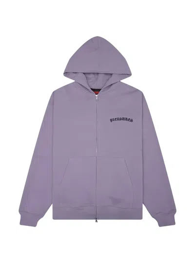Pleasures Neural Zip Hoodie In Purple