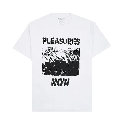 Pre-owned Pleasures Nuns T-shirt 'white'