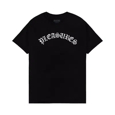 Pre-owned Pleasures Old E Logo T-shirt 'black'