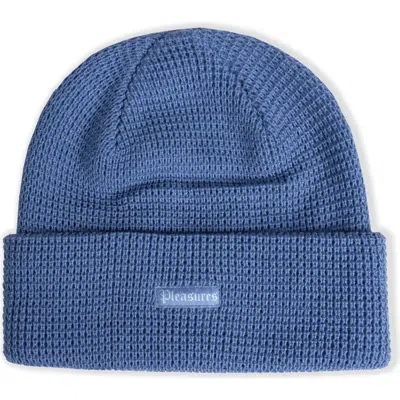 Pleasures Old E Waffle Beanie In Dusk
