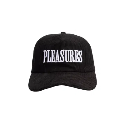 Pre-owned Pleasures Onyx Corduroy Snapback 'black' | Men's Size Onesize