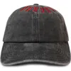 Pleasures Onyx Crown Washed Cotton Twill Baseball Cap