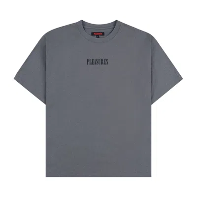 Pre-owned Pleasures Onyx Glitter Shirt 'grey' In Gray