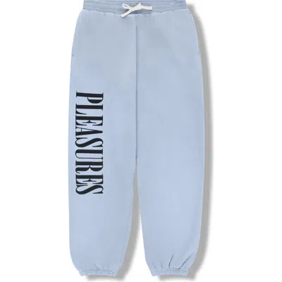 Pleasures Onyx Logo Joggers In Blue