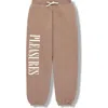 Pleasures Onyx Logo Joggers In Brown