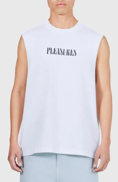Pleasures Onyx Sleeveless Logo Graphic T-shirt