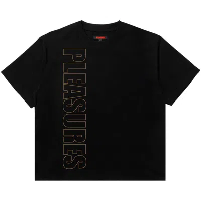 Pre-owned Pleasures Outline Heavyweight T-shirt 'black' | Men's Size L