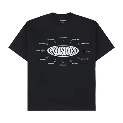 Pre-owned Pleasures Overview Logo T-shirt 'black' | Men's Size M