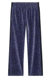 Pleasures Ozone Velour Track Pants In Blue