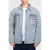 Pleasures Park Insulated Denim Jacket In Blue