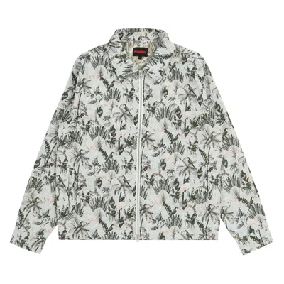 Pre-owned Pleasures Parrot Work Jacket 'grey' | Men's Size S In Gray