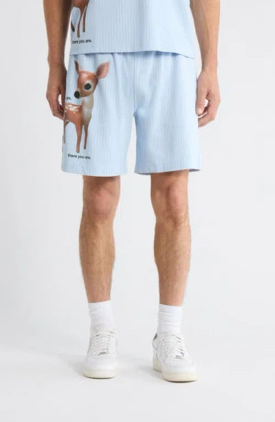 Pleasures Pet Shorts In Blue