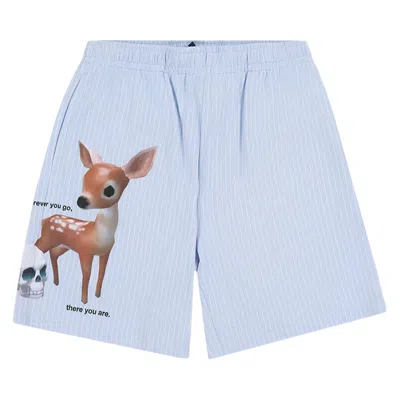 Pre-owned Pleasures Pet Shorts 'blue' | Men's Size L
