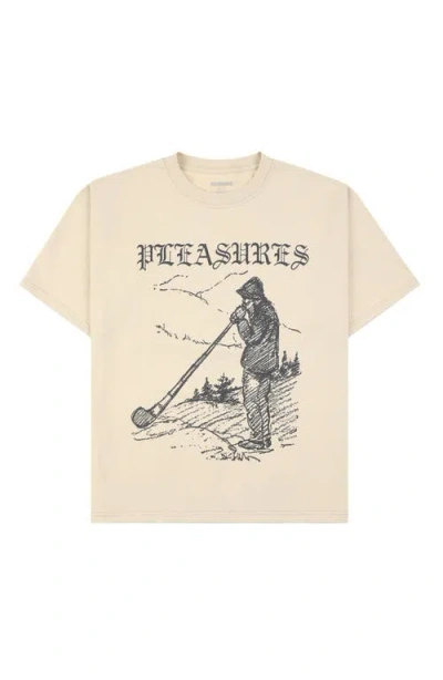 Pleasures Pipe Graphic T-shirt In Neutral