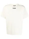 Pleasures Kariertes T-shirt In White