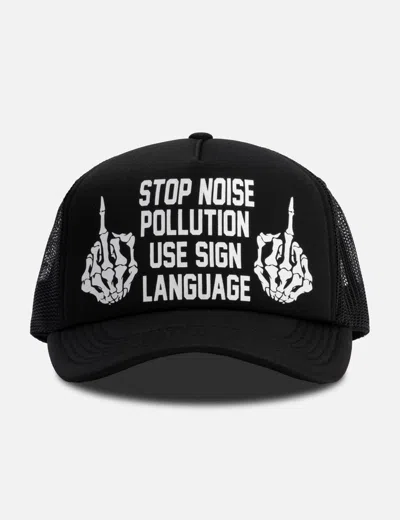 Pleasures Pollution Trucker In Black