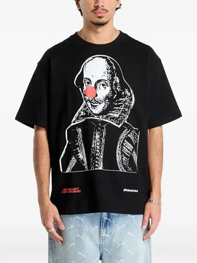 Pleasures Printed Black T-shirt