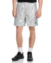 Pleasures Pulley Regular Fit Active Shorts In Metallic