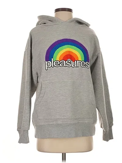 Pre-owned Pleasures Pullover Hoodie In Gray