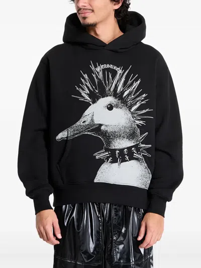 Pleasures Punk Duck Hoodie In Black