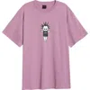 Pleasures Punkpie Cotton Graphic T-shirt In Purple