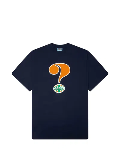 Pleasures Question Mark Graphic-print T-shirt In Blue