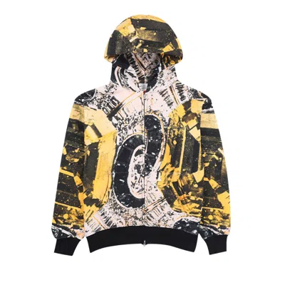 Pre-owned Pleasures Radiance Zip Hoodie 'natural' | Cream | Men's Size L In White