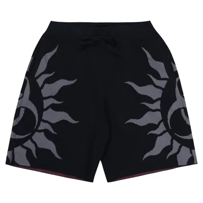 Pre-owned Pleasures Radiation Jacquard Shorts 'black' | Men's Size Xl