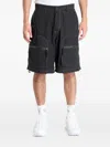 Pleasures Raider Cargo Shorts In Black