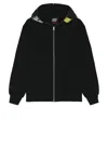 Pleasures Daft Punk Ram Graphic Zipper Hoodie In Black