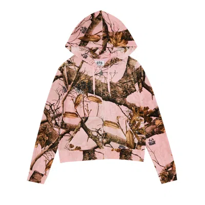 Pre-owned Pleasures Realtree Velour Robertson Hoodie 'pink Camo' | Men's Size M