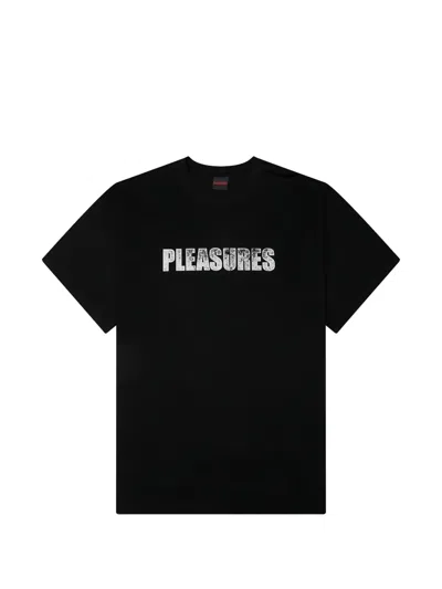 Pleasures Recluse Logo-print T-shirt In Black