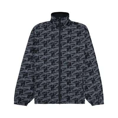 Pre-owned Pleasures Reflective Track Jacket 'black' | Men's Size Xl