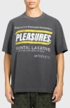 Pleasures Relief Heavyweight Graphic T-shirt In Gray